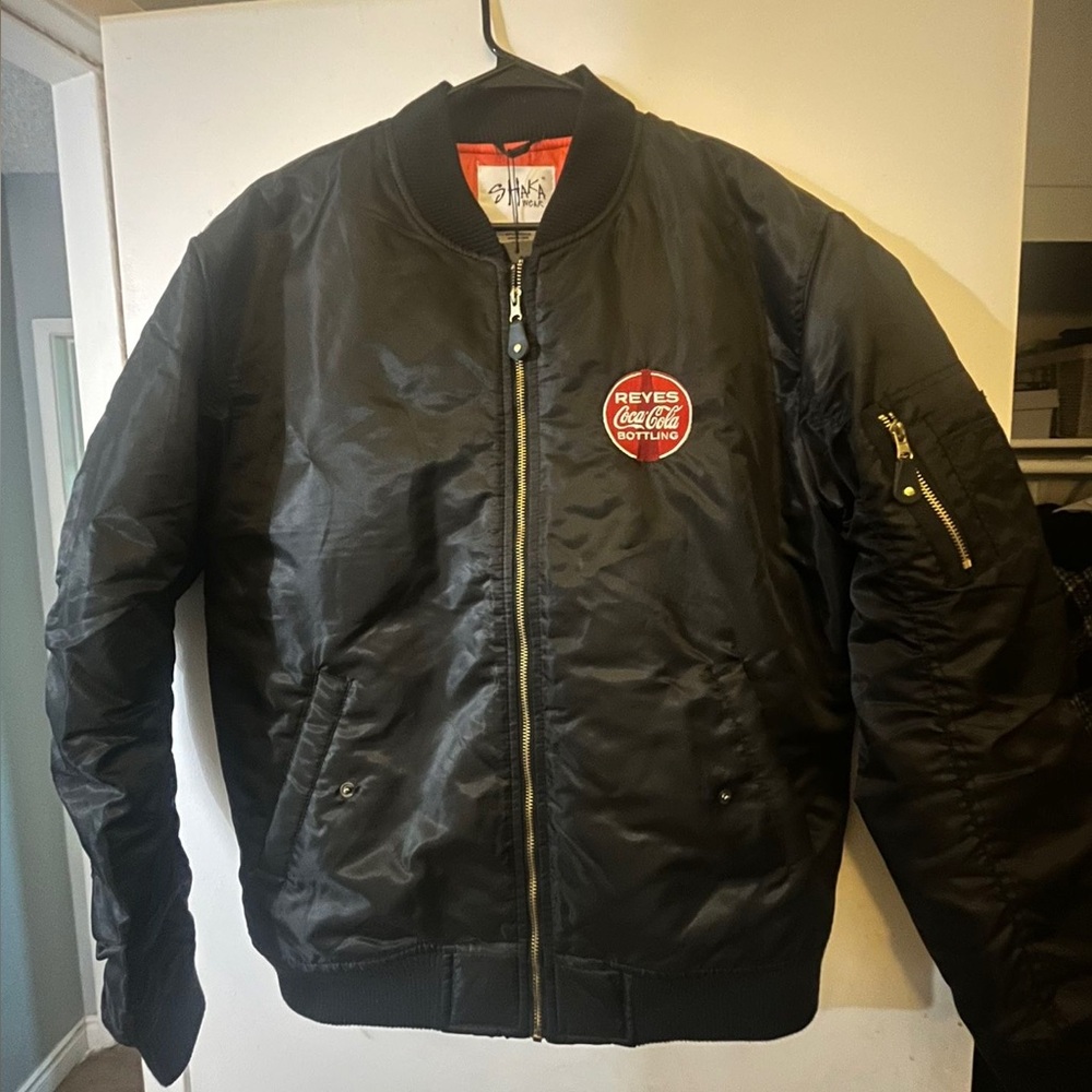 Coca Cola Black Bomber Jacket